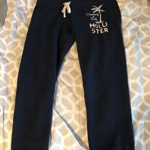 Navy sweat pants